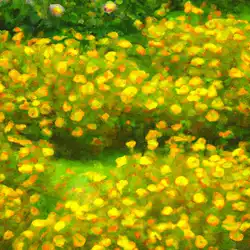 Une image de Découvrez l'Hélianthème de Ben Fhada, la plante couvre-sol aux fleurs orange - image générée par IA (DALL-E)
